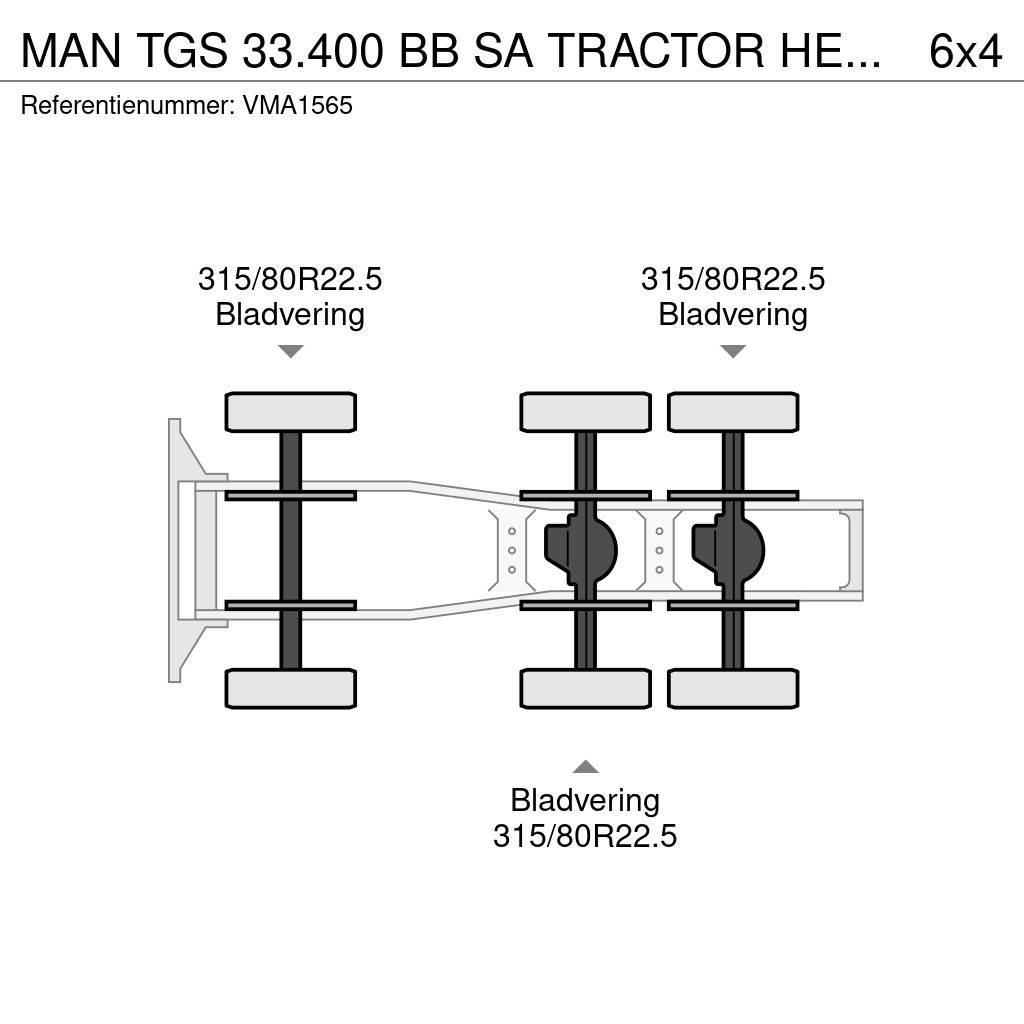 MAN TGS 33.400 BB SA TRACTOR HEAD (13 units) Traktorske jedinice
