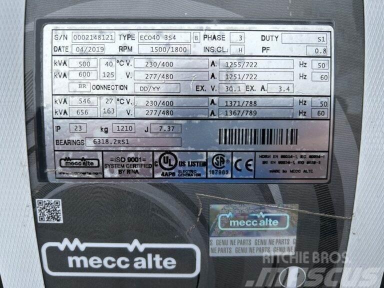 CAT Mecc Alte Eco40 3S4 - Unused - 600 kVa Ostali agregati