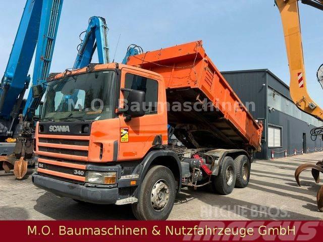 Scania P 114 340 / 6x4 2. Seitenkipper / Bordmatik / Tipper trucks