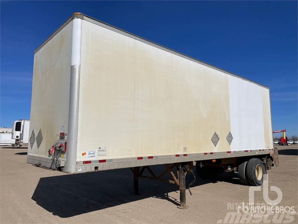 Manac 30 ft x 102 in S/A Box body semi-trailers