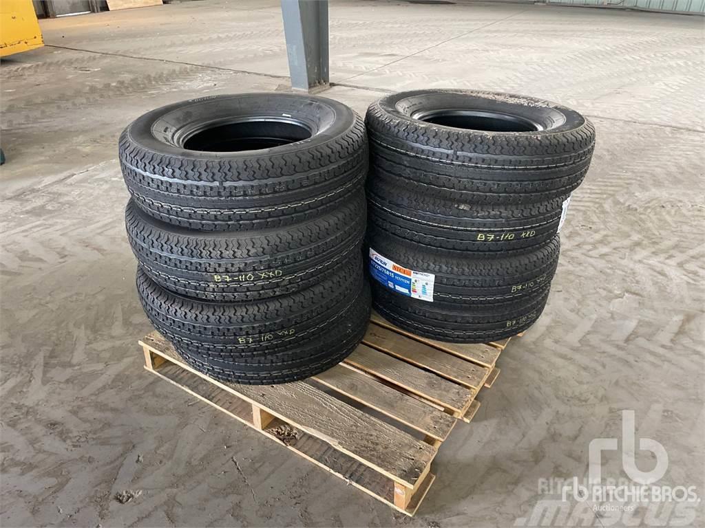  Quantity of (8) 225/75R15 (Unused) Tyres, wheels and rims