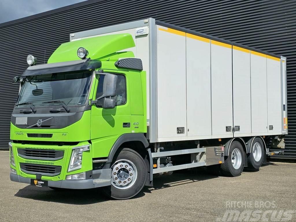 Volvo FM 410 6x2 / SIDE DOORS / LIFT / ISOLATED Box body trucks