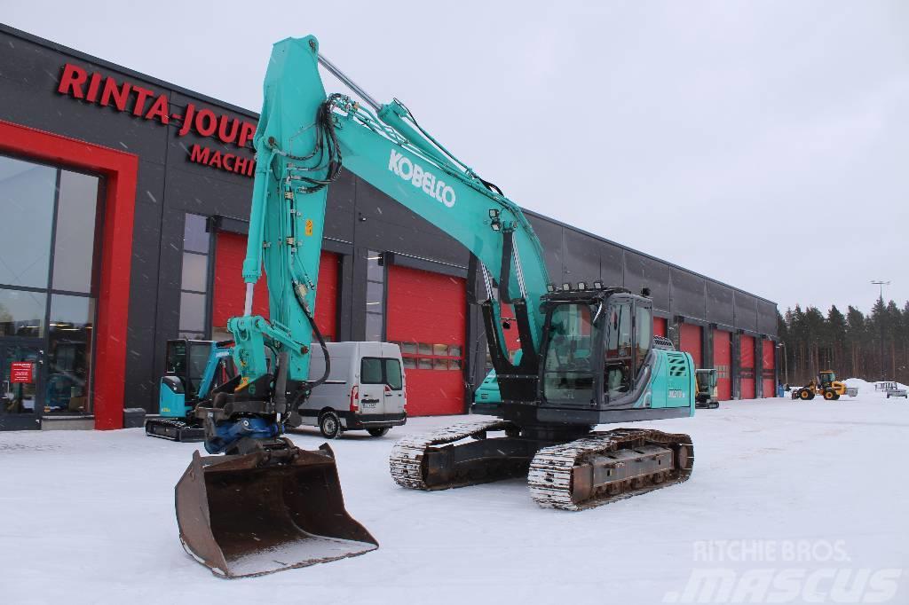 Kobelco SK 210 LC / Pyörittäjä, Kauha, Rasvari, Lämmitin Crawler excavators