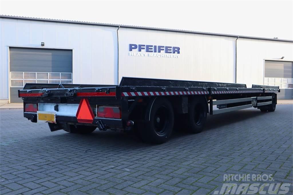 GS AC-2800L Dutch Registration, 3 Axles, 20t Loading Flatbed/Dropside semi-trailers