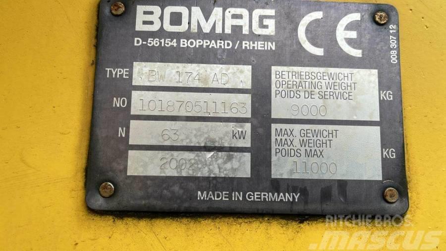 Bomag BW174 AD Twin drum rollers