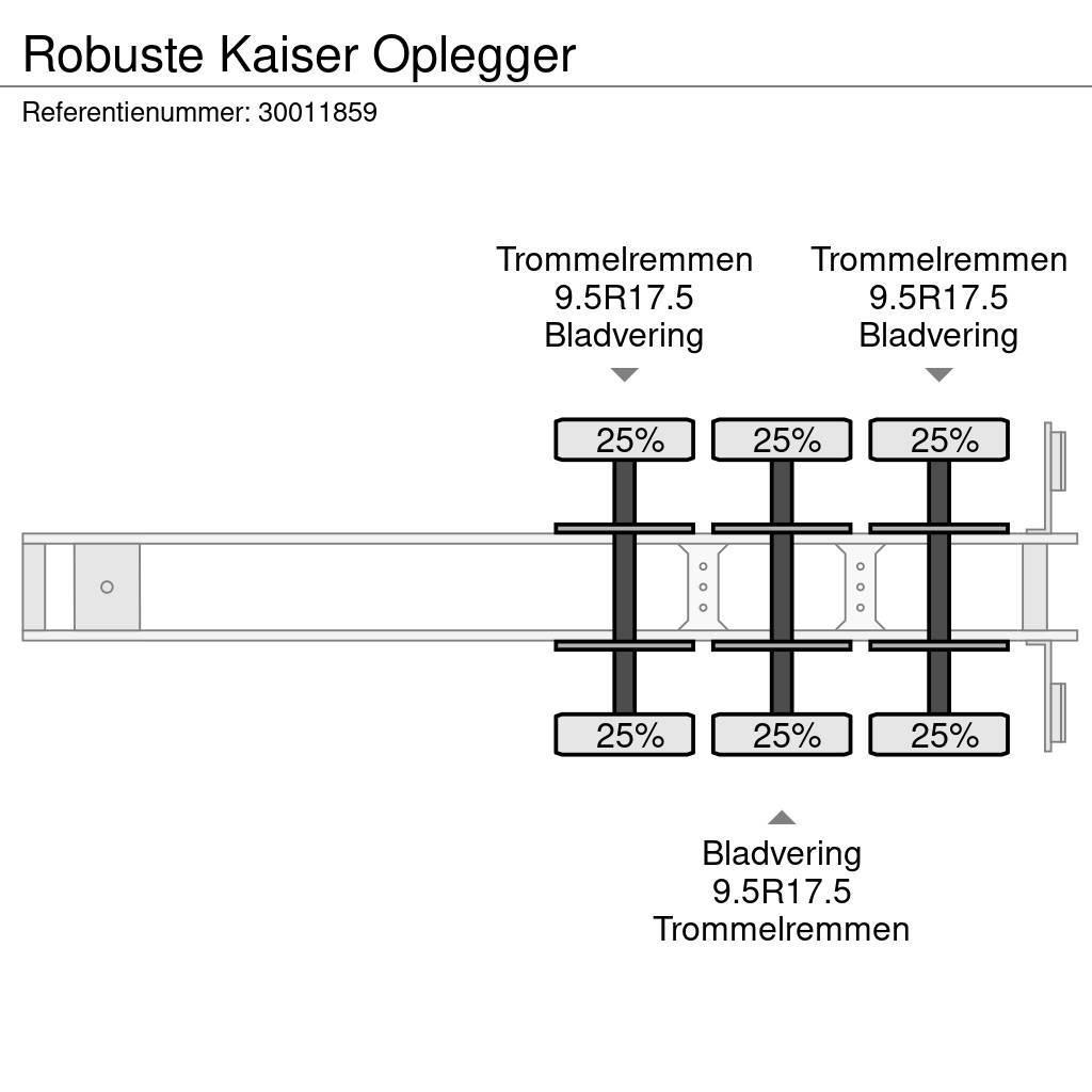 Robuste Kaiser Oplegger Low loader-semi-trailers