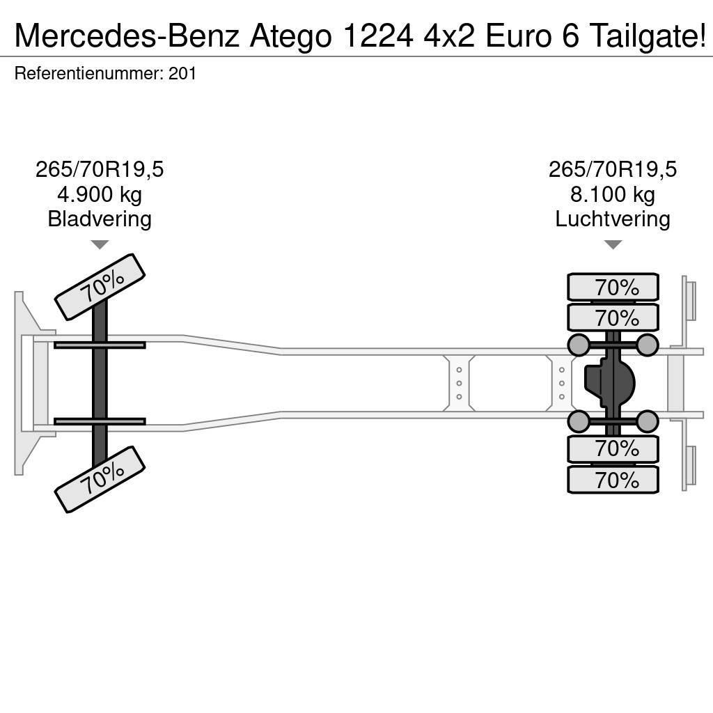 Mercedes-Benz Atego 1224 4x2 Euro 6 Tailgate! Box body trucks