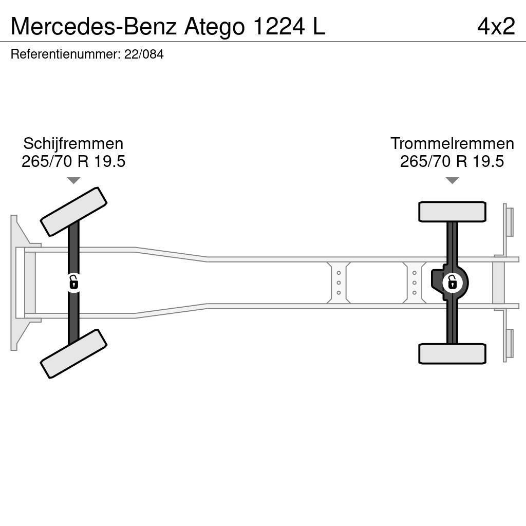 Mercedes-Benz Atego 1224 L Box body trucks