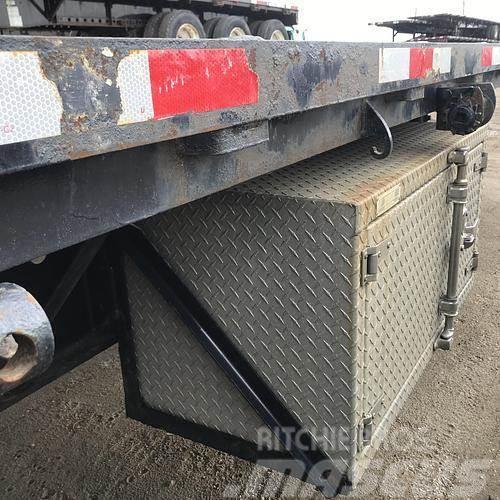Manac 53' Tridem Flat Deck/Highboy Flatbed/Dropside semi-trailers
