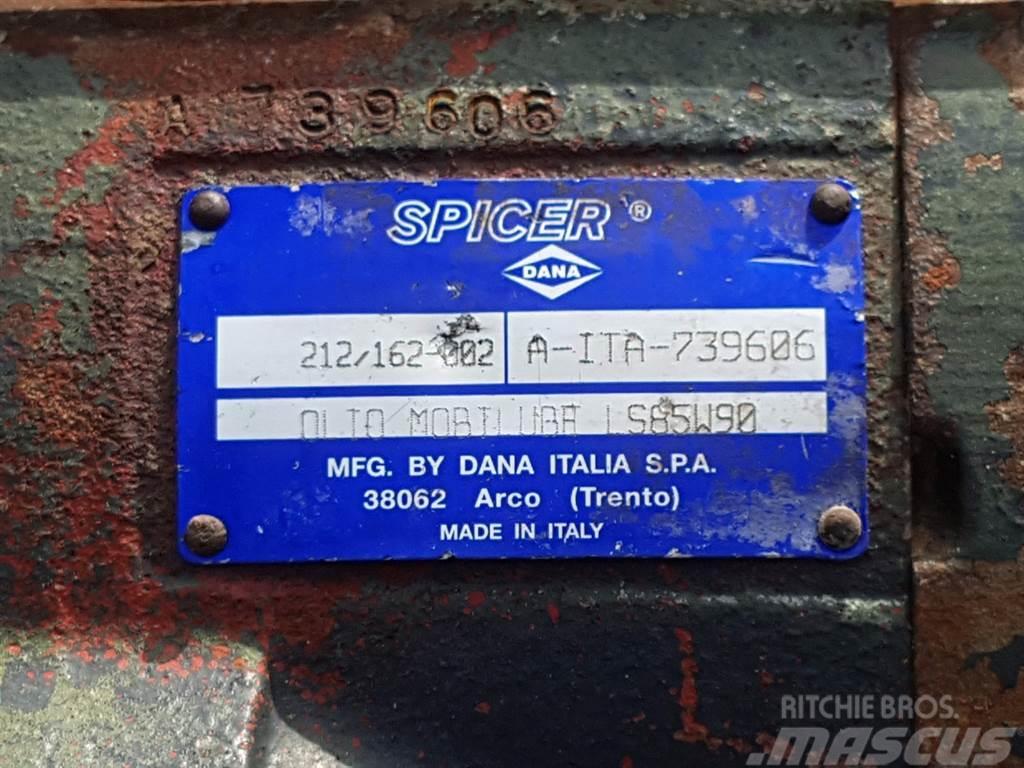 Spicer Dana 212/162-002 - Ahlmann AZ85 - Axle/Achse/As Axles