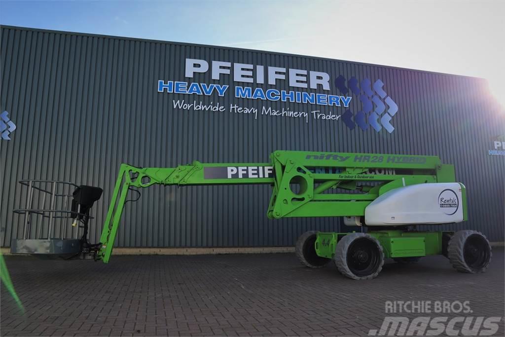 Niftylift HR28 HYBRID Valid inspection, *Guarantee! Hybrid, Articulated boom lifts