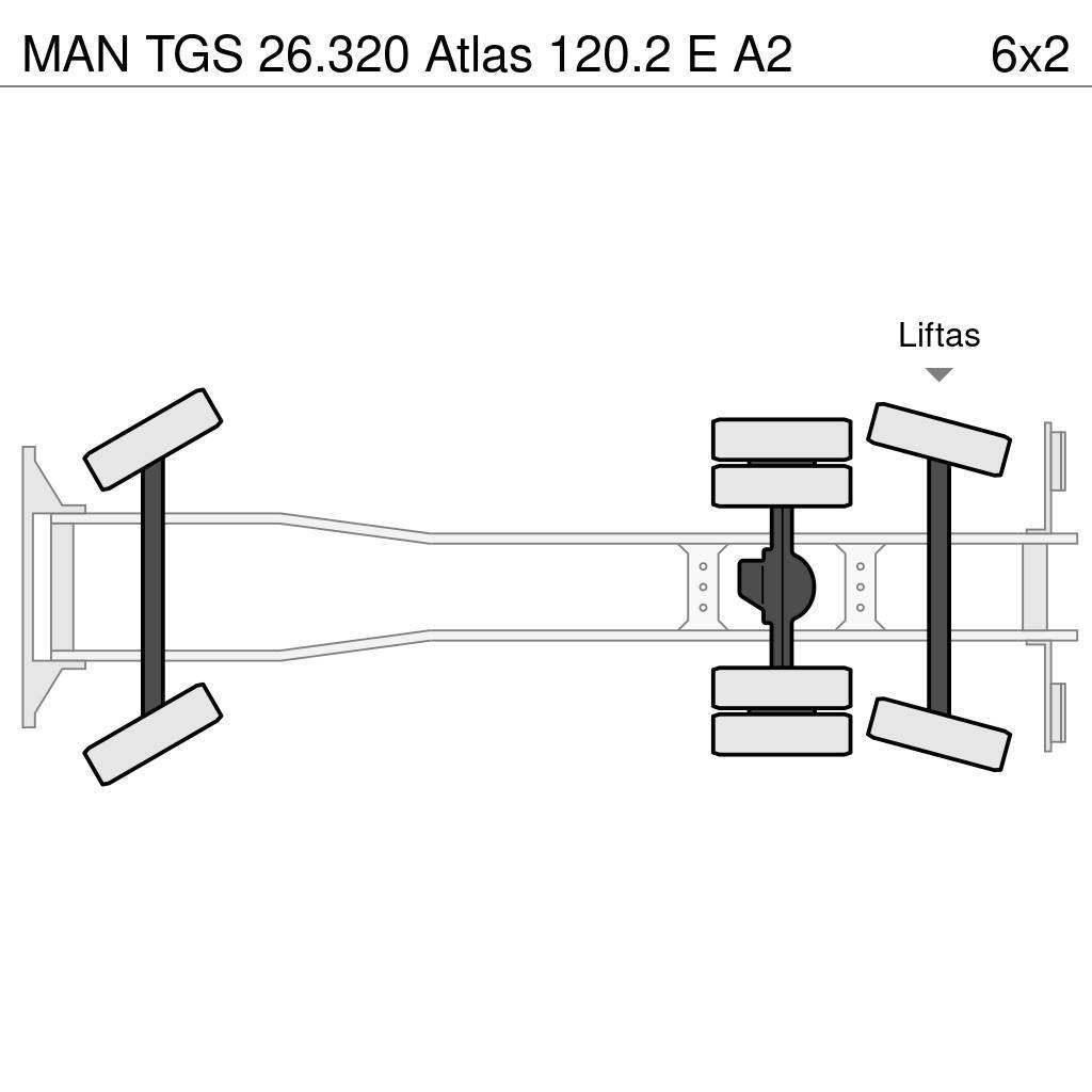 MAN TGS 26.320 Atlas 120.2 E A2 All terrain cranes