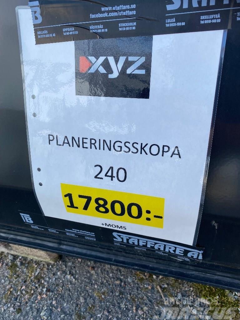 XYZ Planeringsskopa 240 Front loader accessories