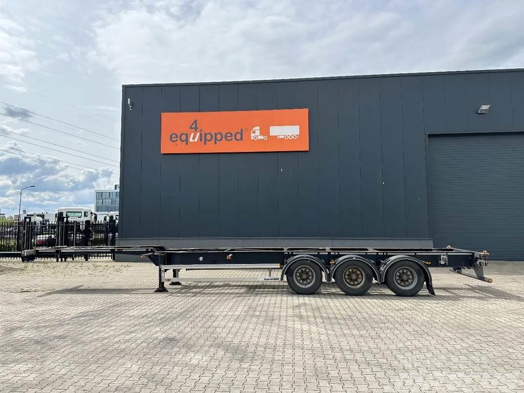 LAG 40FT/45FT HC, BPW+drum, empty weight: 4.120kg, NL- Containerframe semi-trailers