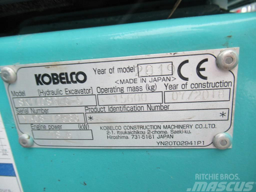 Kobelco SK 140 SR LC-5 / vain 4419h Crawler excavators