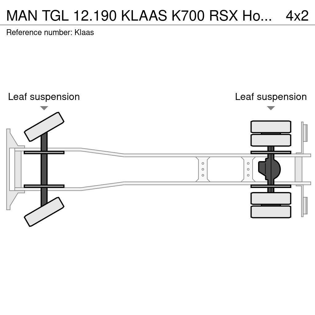 MAN TGL 12.190 KLAAS K700 RSX Hoogwerker bak (487 werk Truck & Van mounted aerial platforms