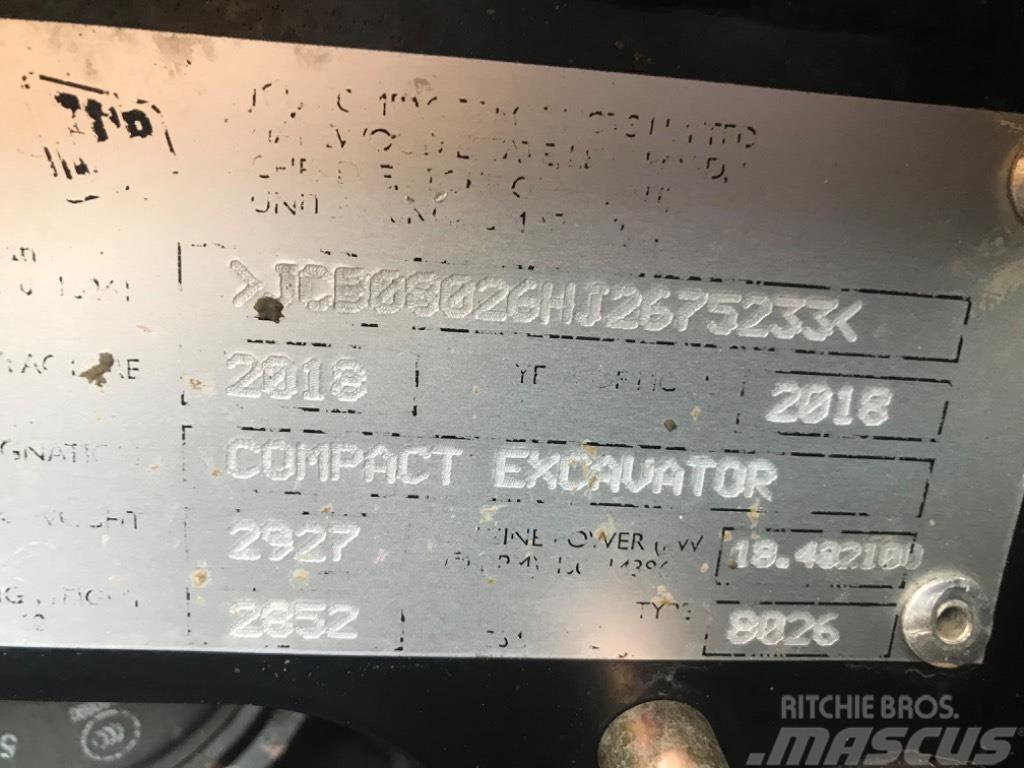 JCB 8026 CTS Mini excavators < 7t (Mini diggers)