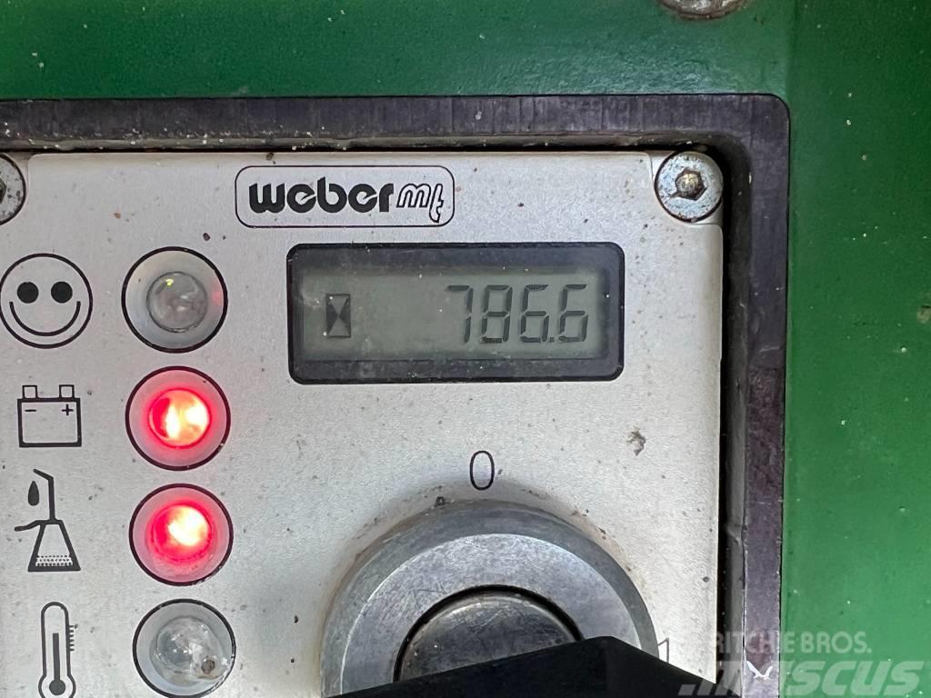 Weber CR8 - Excellent Condition / Low Hours Plate compactors
