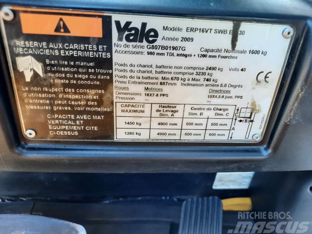 Yale ERP 16 VT Batterie NEU Electric forklift trucks