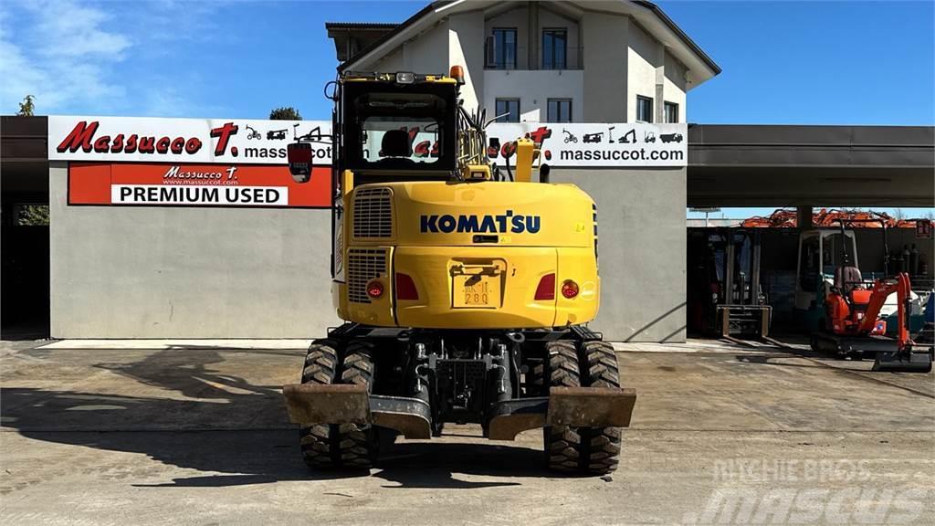 Komatsu PW98MR-10 4x4 Wheeled excavators