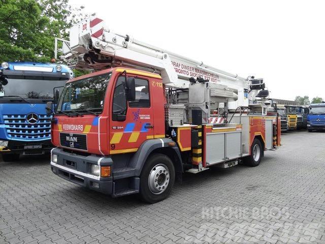 MAN 18.284/ Bronto Skylift 27Meter/ Feuerwehr Truck & Van mounted aerial platforms