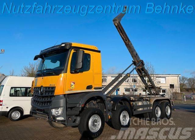 Mercedes-Benz Arocs 3251 BB 8x4/ Meiller RK 30.70 + Funk/ EU 6 Hook lift trucks
