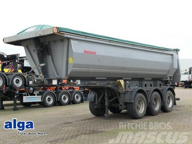 Reisch RHKS-3-SR07, Stahl, 26m³, Cramaro-Verdeck, SAF Tipper semi-trailers