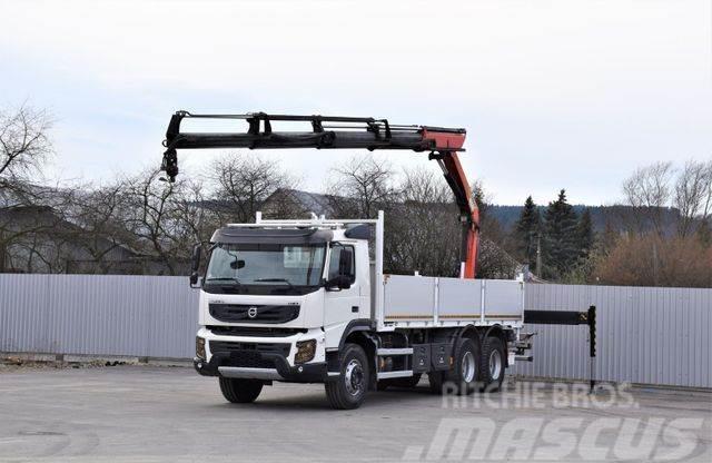 Volvo FMX 380 PRITSCHE 6,50m *PK 18002-EH C+FUNK/6x4 Crane trucks