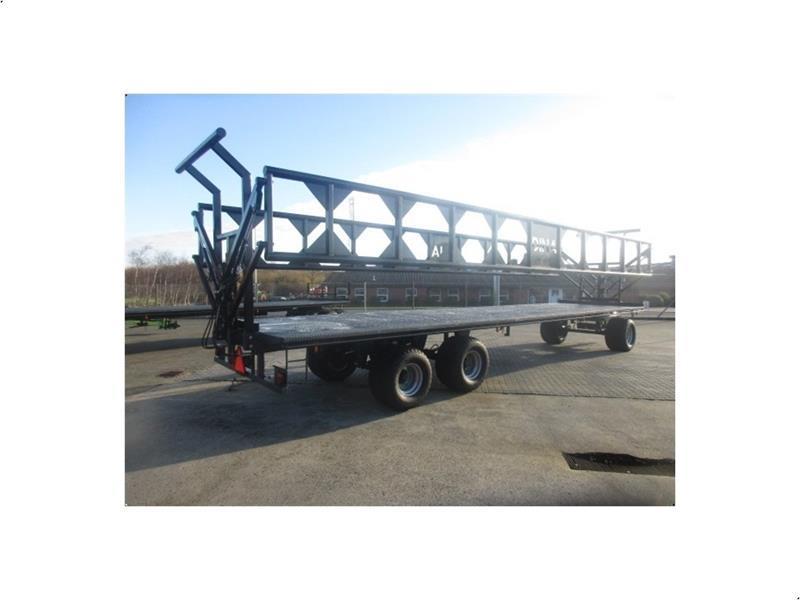 VM DINA  12,5m halmvogn RPPH med hydr klapbart sid Bale trailers