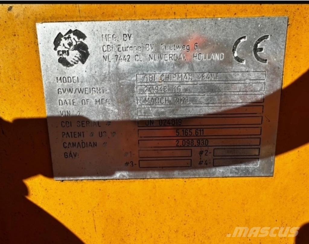 CBI Chipmax 484VT Drobilice za drvo / čiperi