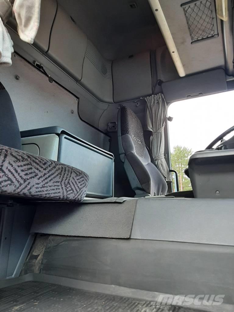 Scania R 124 Rol kiper kamioni s kukama za dizanje