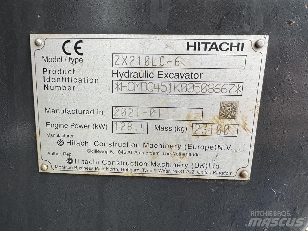 Hitachi ZX 210 LC-6 Bageri gusjeničari