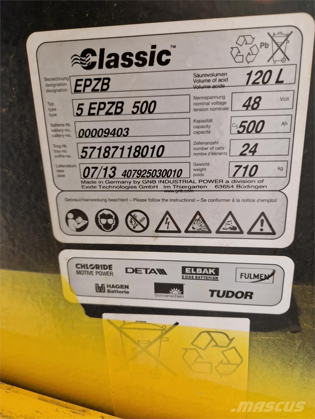 Atlet AS1N1L15T Električni viličari