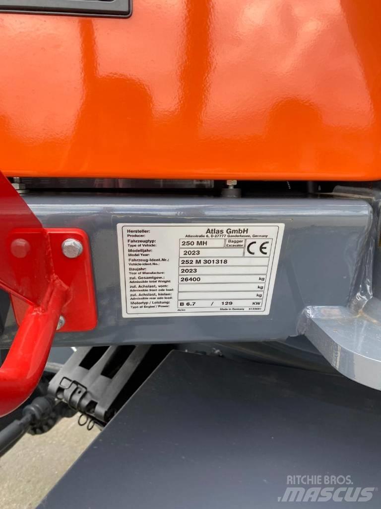 Atlas 250MH Bageri za manipuliranje materijalom / otpadom