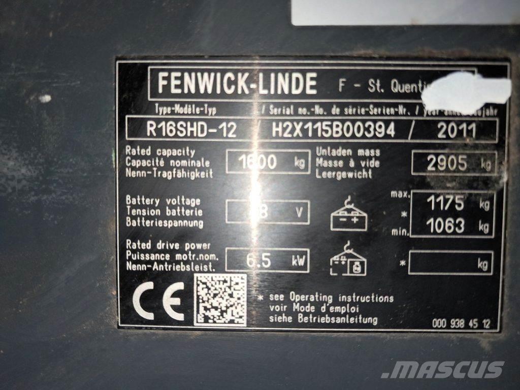 Linde R16SHD-12 Viličari sa pomičnim stupom