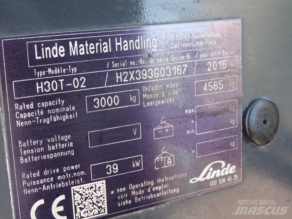 Linde H30T-02 Plinski viličari