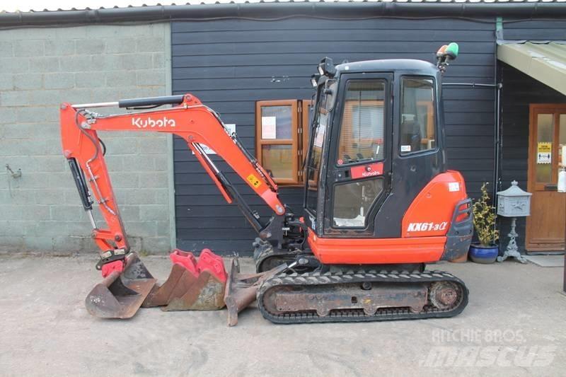 Kubota KX 61-3 Mini bageri <7t