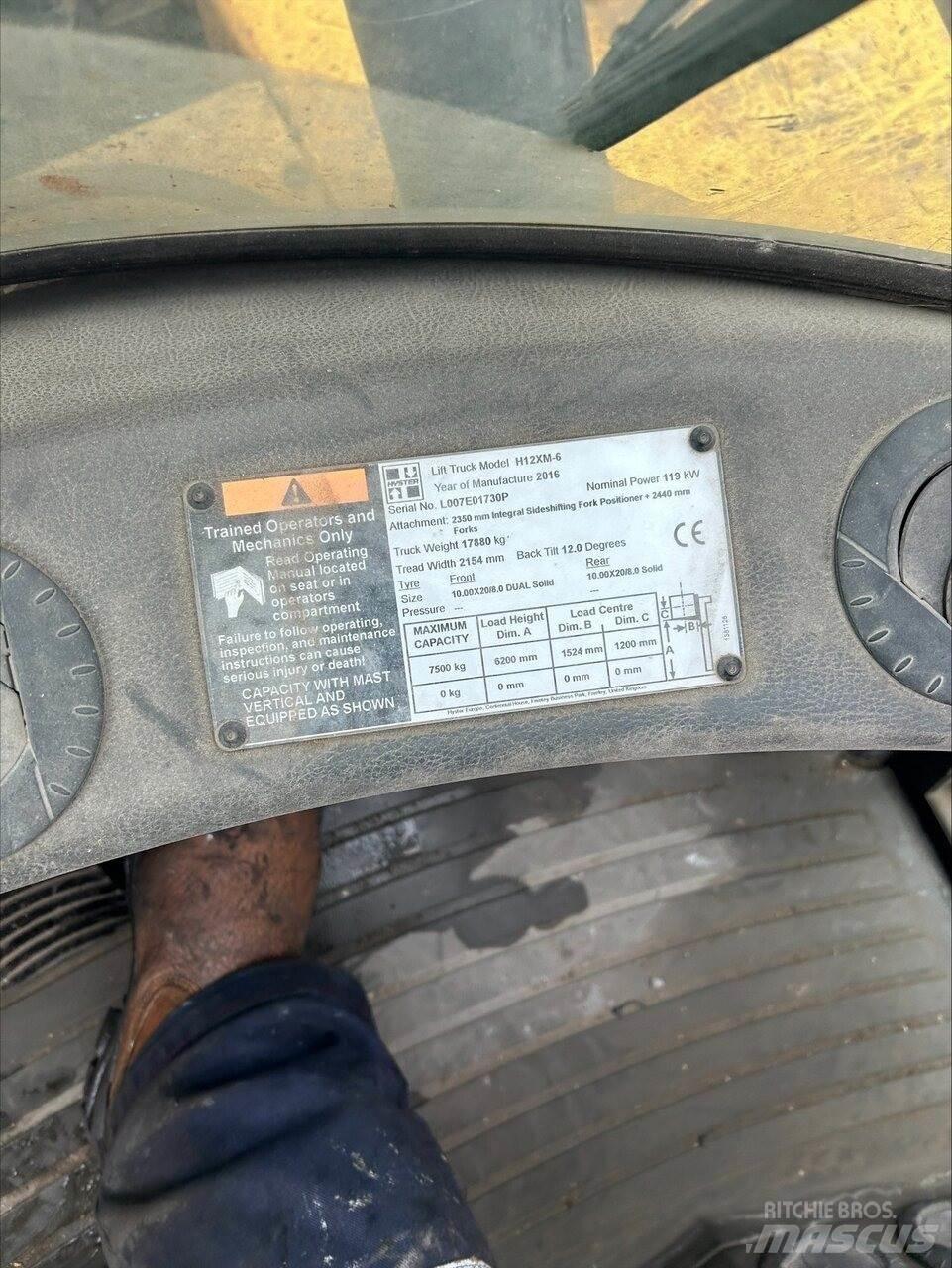 Hyster H12.00XM6 Dizelski viličari