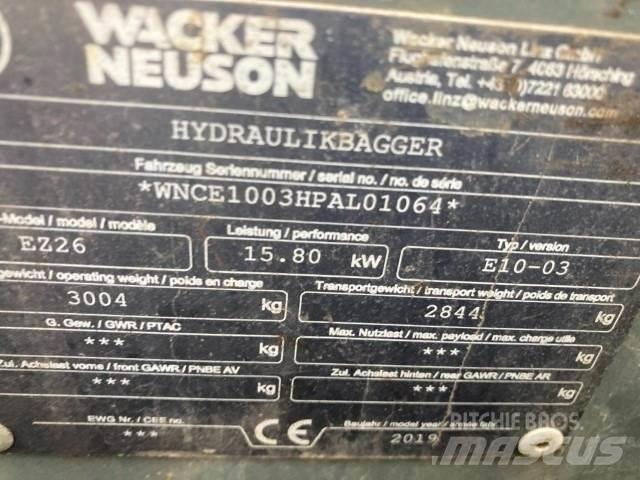 Wacker EZ26 Mini bageri <7t