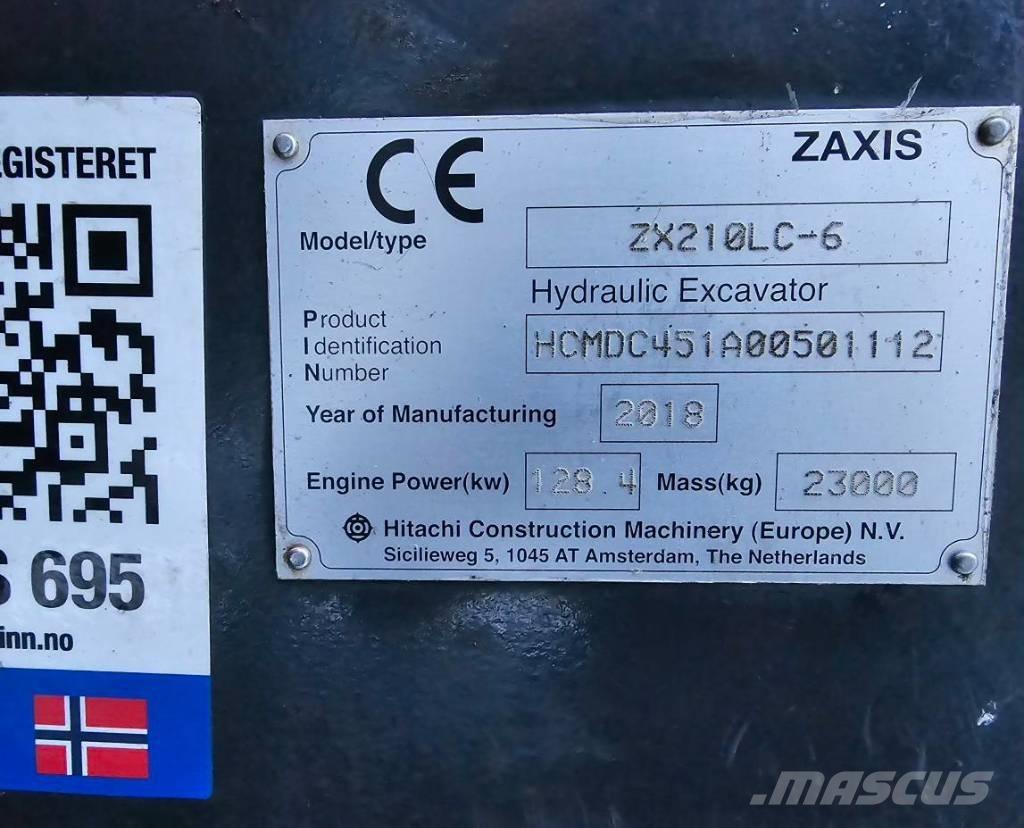 Hitachi ZX 210 LC-6 Bageri gusjeničari