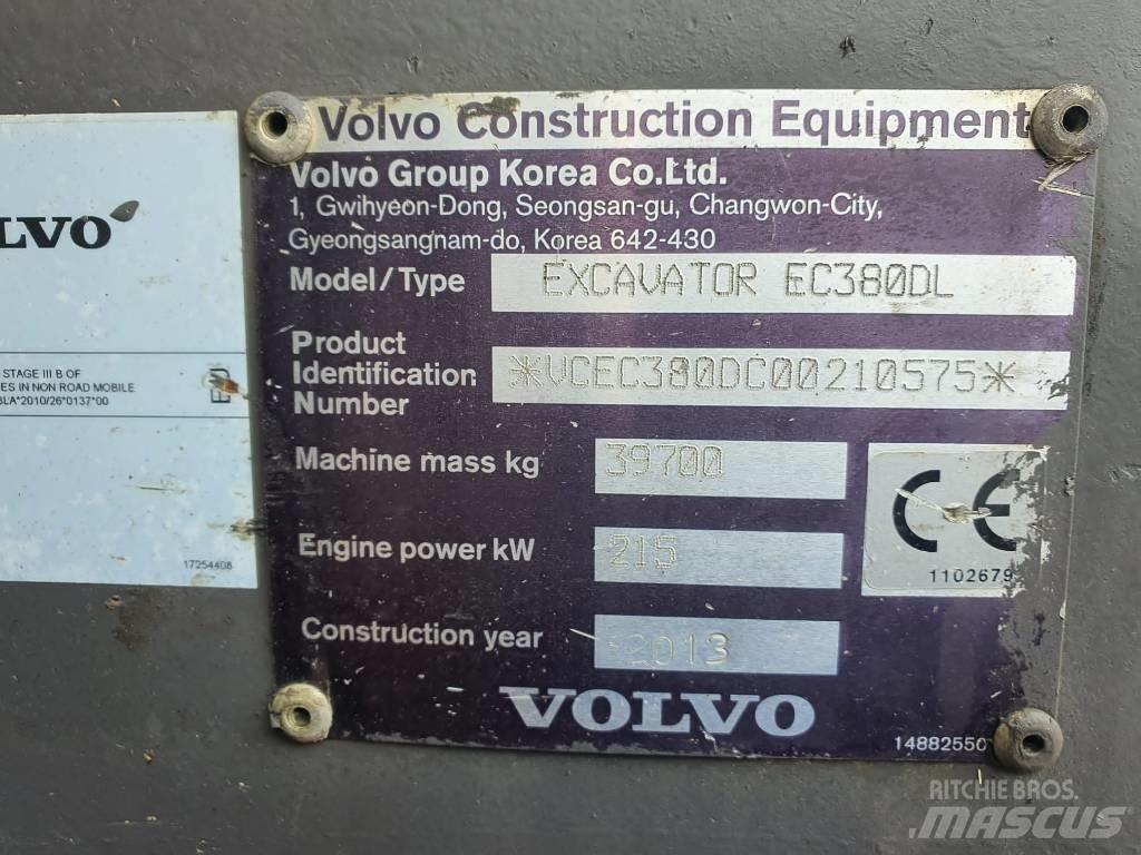 Volvo EC 380 D L Bageri gusjeničari