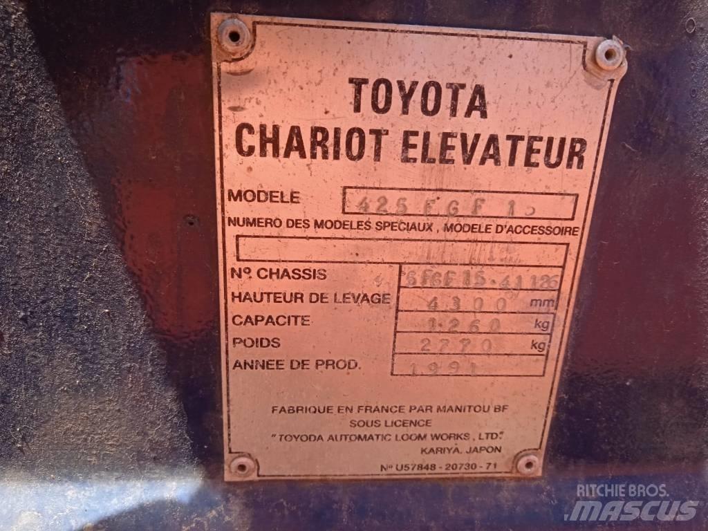 Toyota 42-5FGF15 Plinski viličari