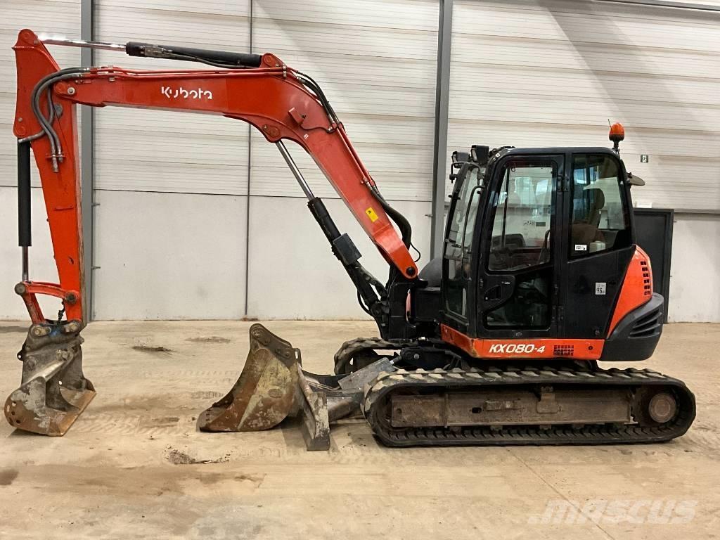 Kubota KX 080-4 Midi bageri 7t – 12t