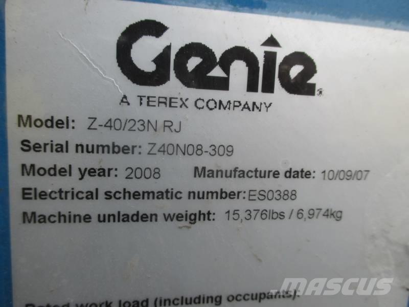 Genie Z 40/23 N RJ Zglobne podizne platforme