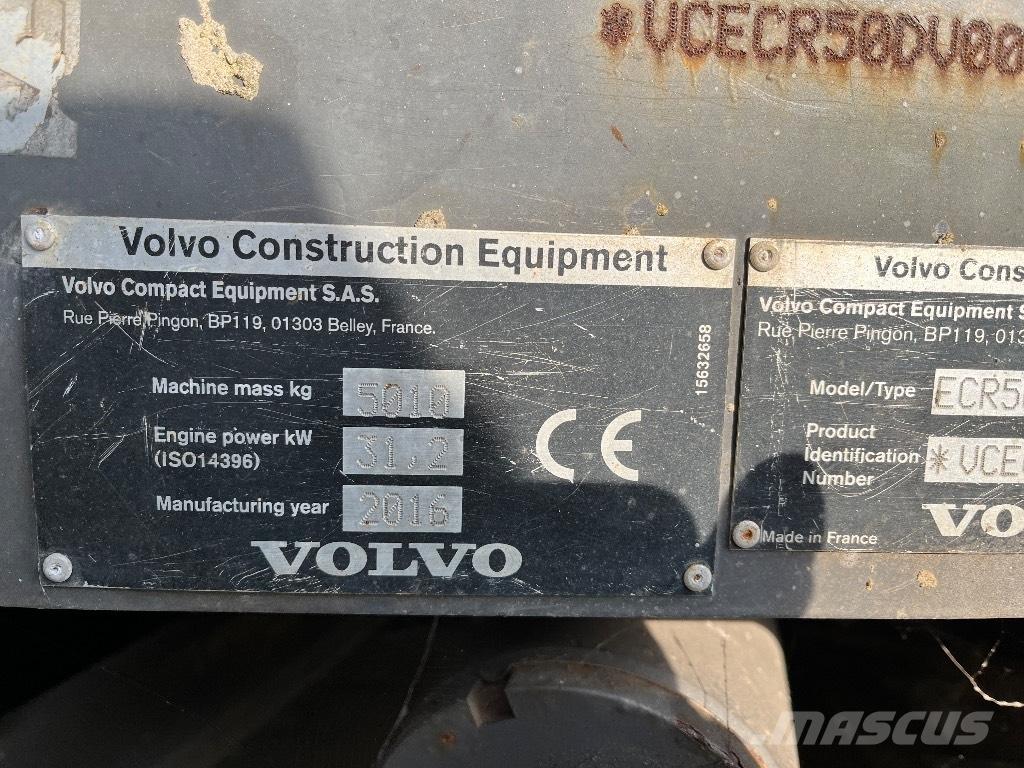 Volvo ECR 50 D Mini bageri <7t