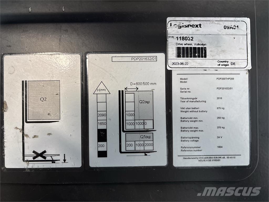 Atlet PDP200 Samopogonski ručni viličari