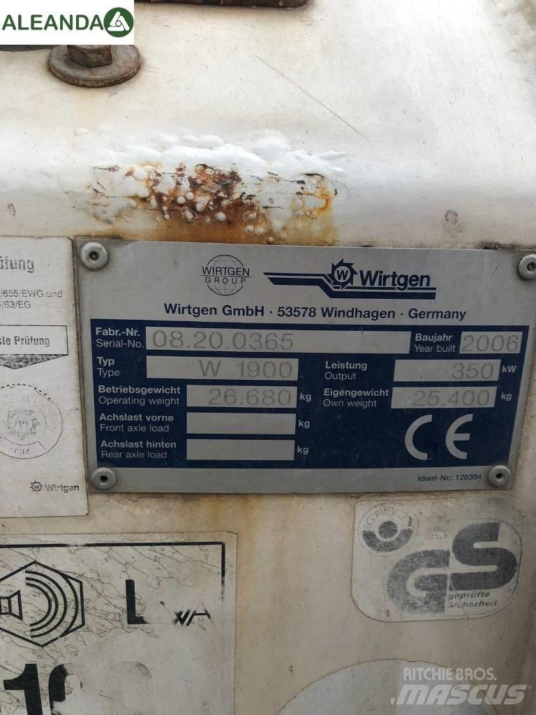 Wirtgen W1900 Asfaltne hladne glodalice