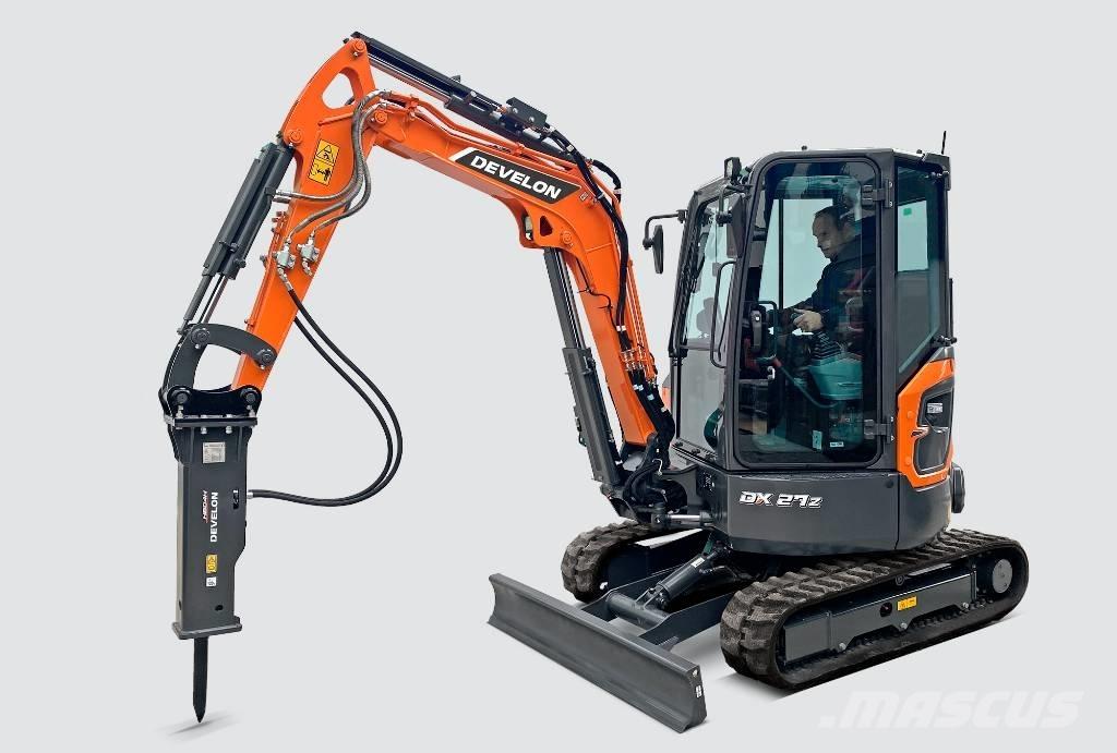 Develon DX 27 Z-7 Mini bageri <7t