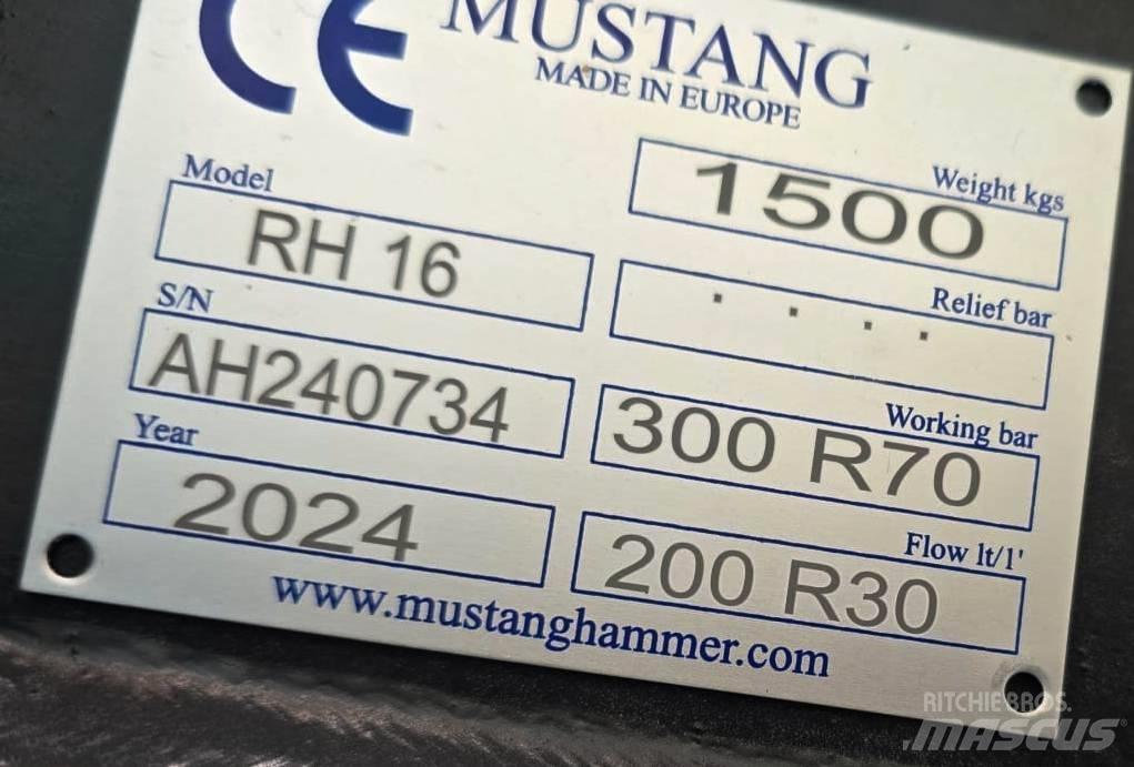 Mustang RH16 Drobilice za drvo / čiperi