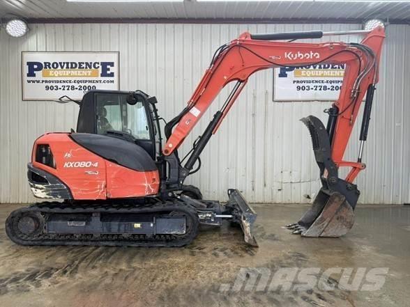 Kubota KX080-4 Bageri gusjeničari